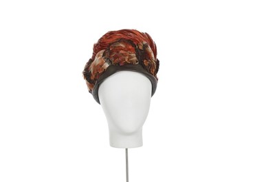 Lot 116 - A Christian Dior feather-covered bouclé wool...
