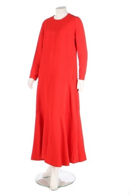 Lot 198 - A Marc Bohan for Christian Dior couture orange...