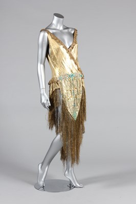 Lot 357 - A beaded cloth of gold dance/cabaret outfit,...