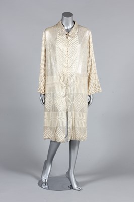 Lot 358 - A stylish evening coat formed from Azute...