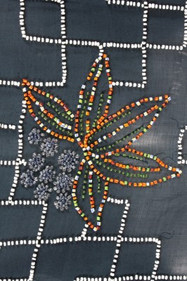 Lot 24 - A beaded tunic-dress, late 1920s, of...