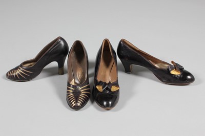 Lot 391 - A group of shoes and accessories, twelve pairs,...