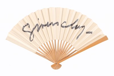 Lot 235 - A Japanese fan, autographed by Hubert de...