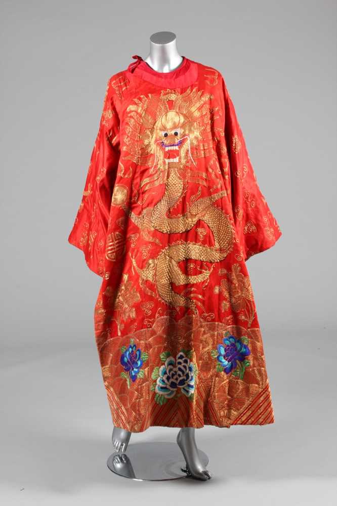 Lot 397 - A Peking Opera robe, probably 1930s, of