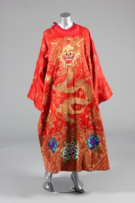 Lot 397 - A Peking Opera robe, probably 1930s, of bright...