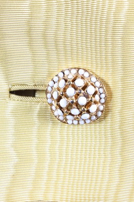 Lot 411 - A Christian Dior New York yellow moire...