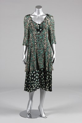 Lot 415 - An Ossie Clark/Celia Birtwell printed chiffon...