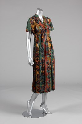 Lot 416 - An Ossie Clark/Celia Birtwell printed chiffon...