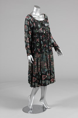 Lot 453 - An Ossie Clark/Celia Birtwell printed chiffon...